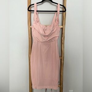 NWT House of CB Corset Dress in Blush